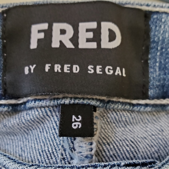 Fred By Fred Segal Irresistible Flare Jeans High Rise Light Wash Sz 26 - Picture 9 of 12